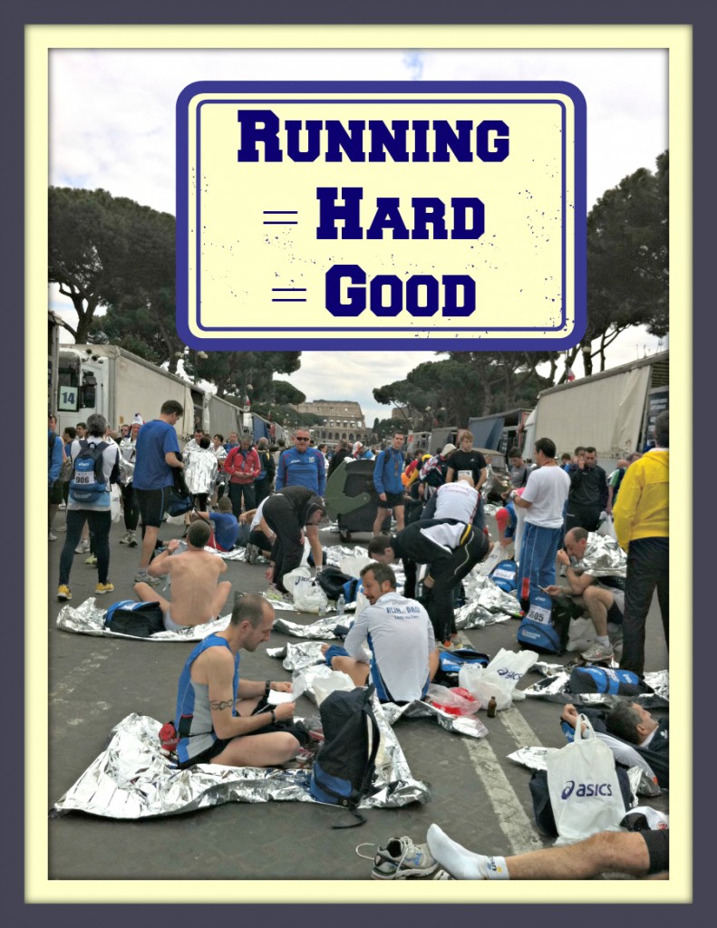 running = hard = good