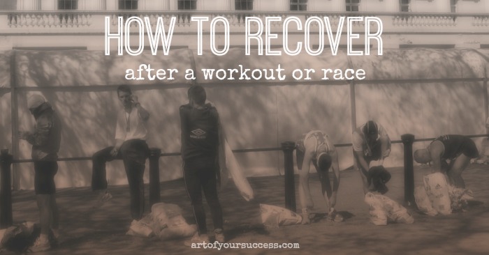 Recovery after sport, recovery after workout, run recovery, race recovery