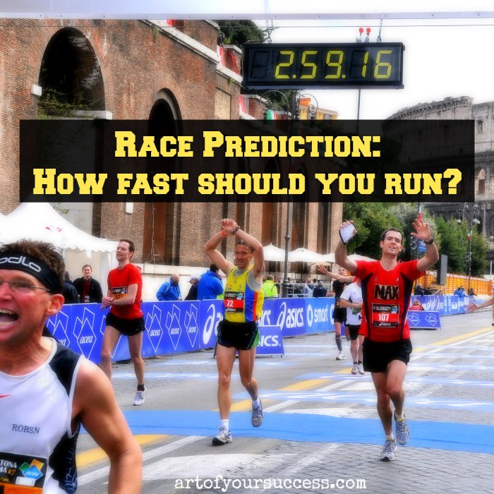 Predict how fast to run a race