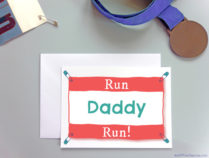 Run Daddy Run Card