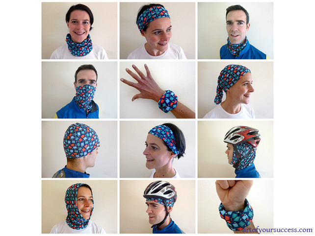 buff scarf. HeadLoop multifunctional scarf in various colours Shawl scarf