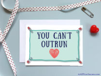 Valentine for runner