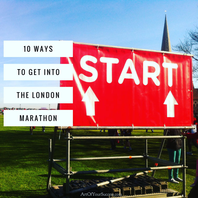 How to get into London Marathon
