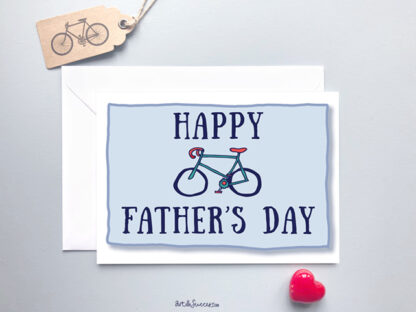 Happy Father's Day Bike Card