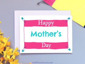 Happy Mother's Day card for runner