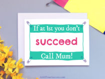 Call mum funny Mother's Day card