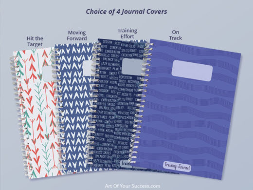 Training diary journal cover choices