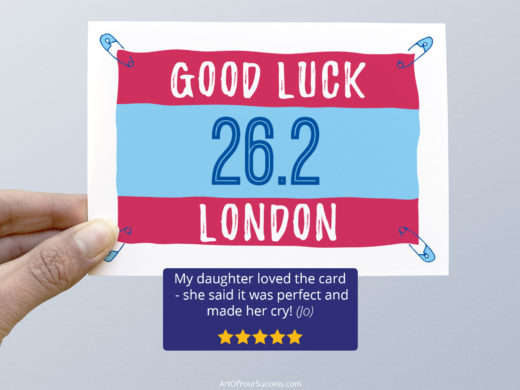 Good Luck London Marathon card review