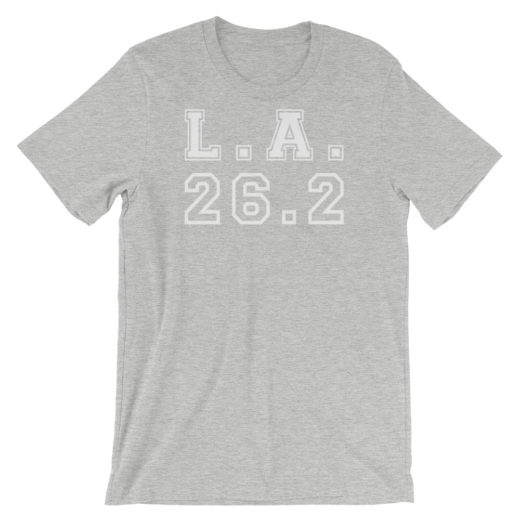 LA Los Angeles marathon t shirt