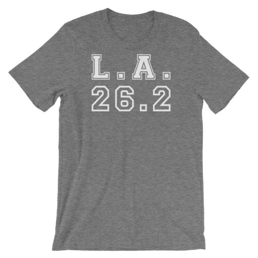 LA Los Angeles marathon t shirt