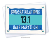Congratulations Half Marathon card