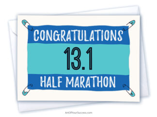 Congratulations Half Marathon card