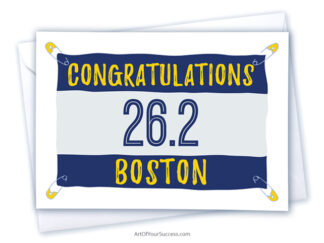 Congratulations Boston card