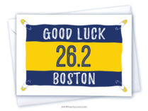 Good Luck Boston card