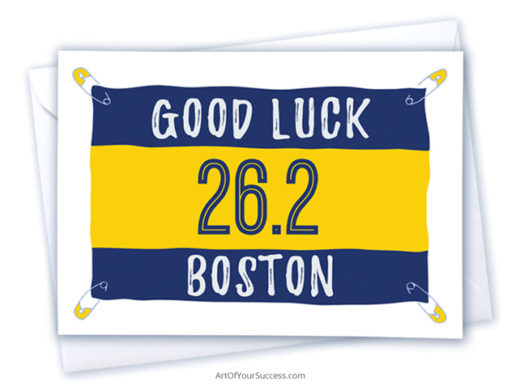 Good Luck Boston Marathon card