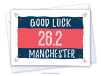 Good Luck Manchester Marathon card