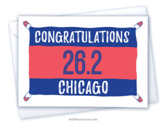 Congratulations Chicago card