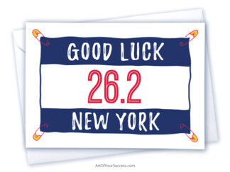 Good Luck New York card