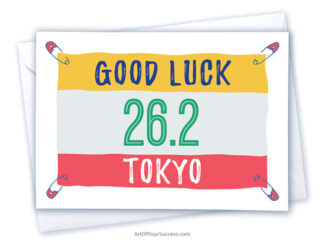 Good luck Tokyo card