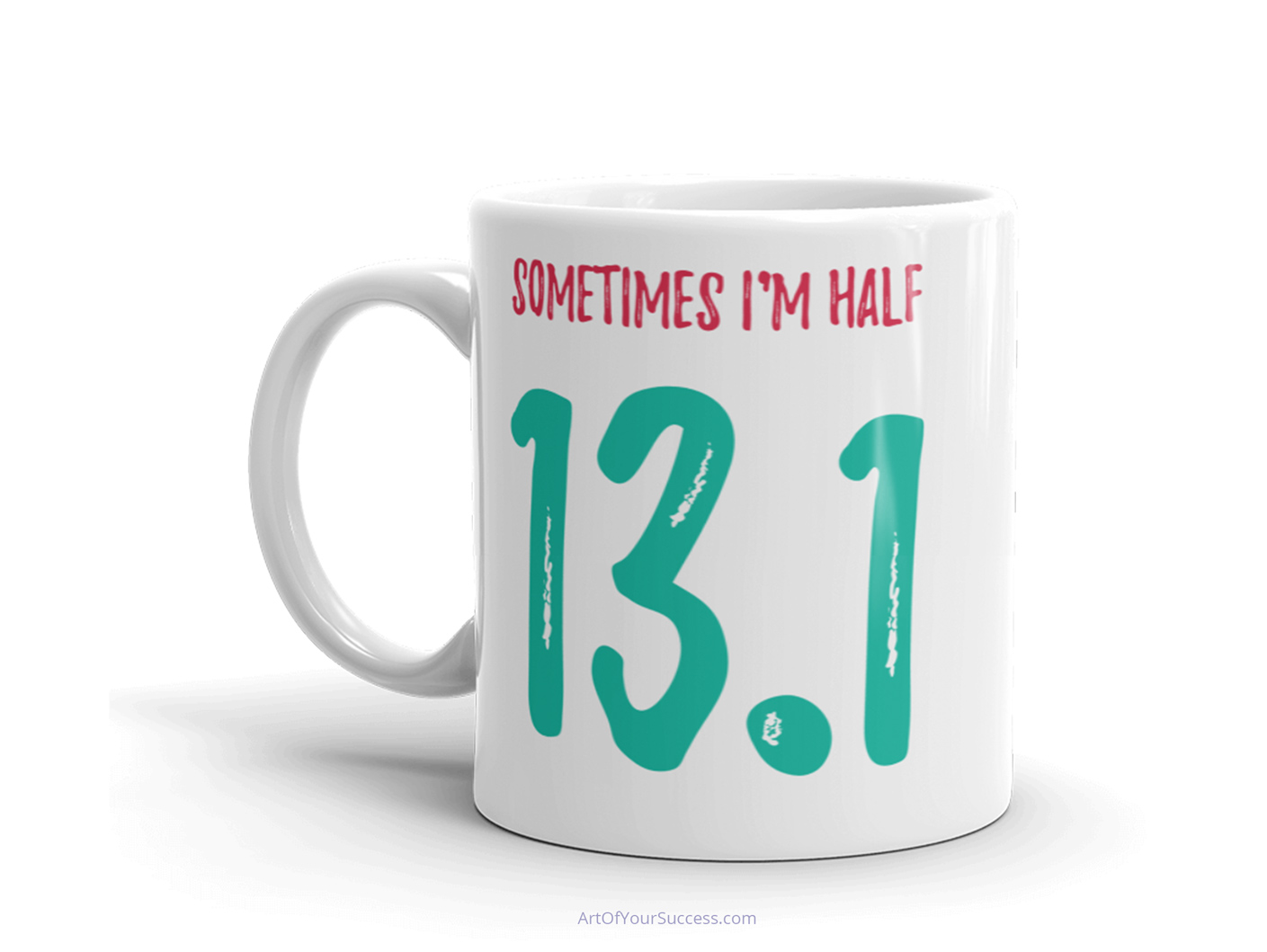 Half Marathon Full Marathon Funny Mug