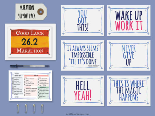 Marathon support gift pack