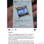 marathon runner pin gift