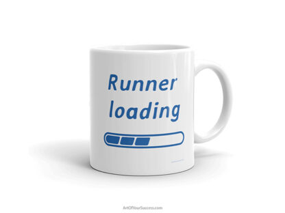 Runner Loading mug for beginner runner or injured runner