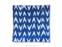 Blue White multifunctional headwear