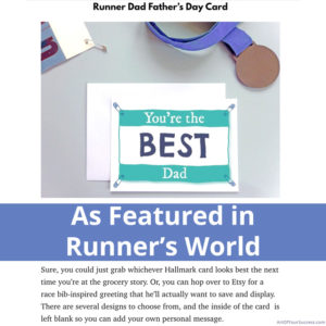 Best Father's Day card for runners