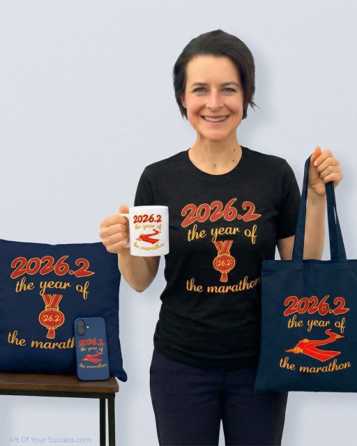 Welcome to what I call the year of the marathon: 2026.2
Dreamed up in 2025, running all through 2026, with a nod to Chinese Lunar New Year today, which inspired the design.

Sorry km runners… it's a long wait 😜

Also a reminder you can get my designs across lots of products -choose 'Custom' in the shop, or shout if you can’t find what you’re after.