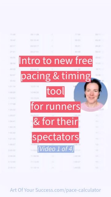 Intro to my new pacing tool. Now we can stop switching between websites to plan our race paces & timings for running. Timing for you & your spectators. (Vid 1 of 4) ArtOfYourSuccess.com/pace-calculator #marathon #marathonpace #halfmarathon #marathontime #runpace