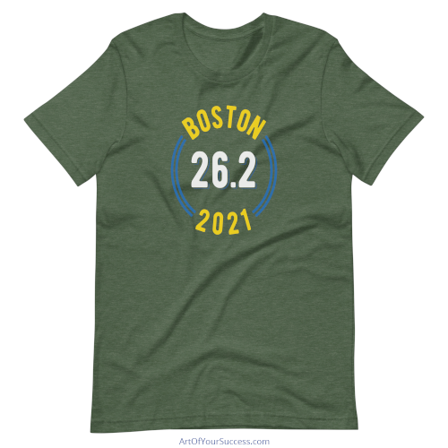 Boston 2021 Marathon T Shirt
