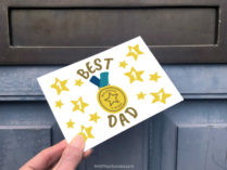 Best-Dad-medal-Fathers-day-card