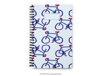 bike notebook cyclist gift
