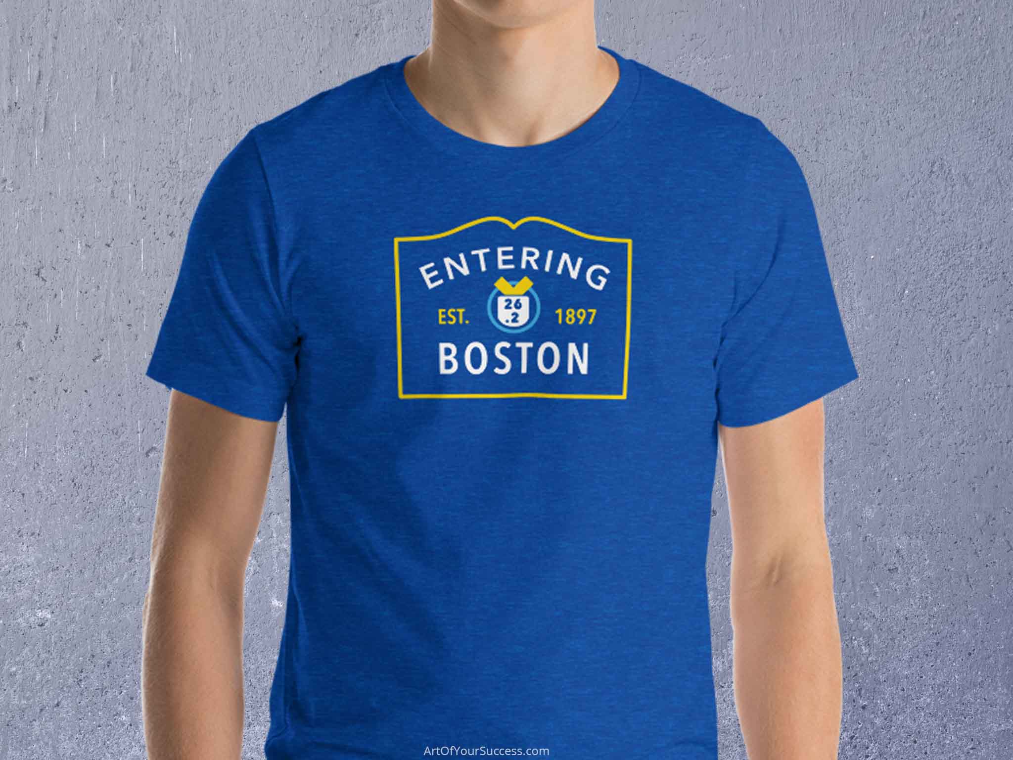 Entering Boston T Shirt - Art Of Your Success