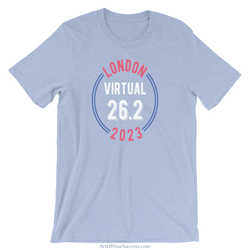 Virtual London Marathon 2023 t shirt
