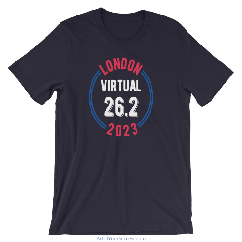 Virtual London Marathon 2023 t shirt