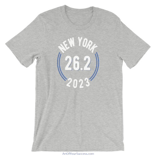 New York 2023 marathon t shirt