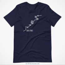 Alpe dHuez-t-shirt-navy