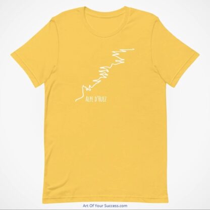 Alpe dHuez-t-shirt-yellow