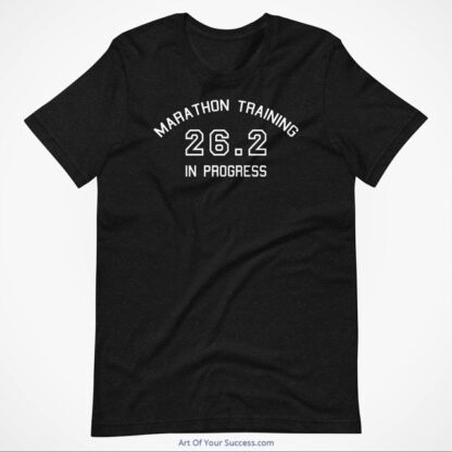 Marathon Training in progress-t-shirt-black-heather