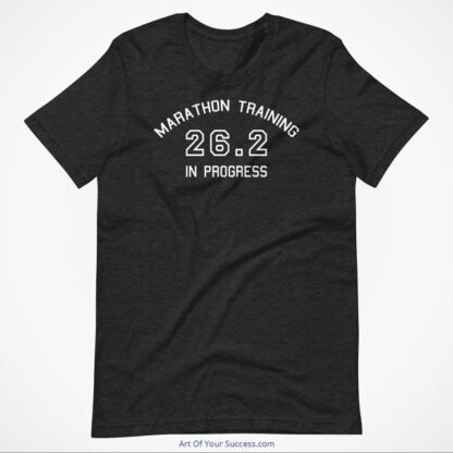 Marathon Training in progress-t-shirt-dark-grey-heather