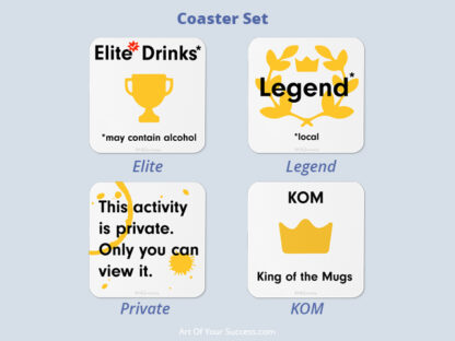 Segment Set coaster set for kudos lovers