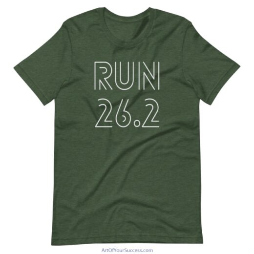 Marathon runner 'Run 26.2' T shirt