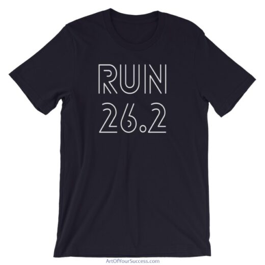Marathon runner 'Run 26.2' T shirt