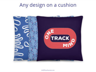 any design on a cushion