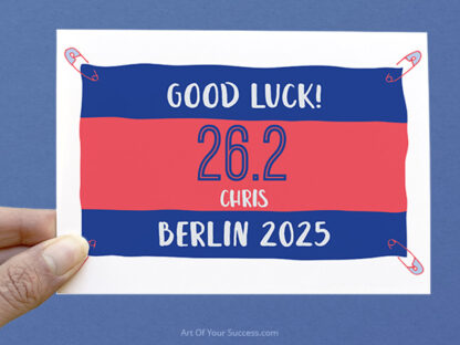 Personalised Running Bib card - Image 3