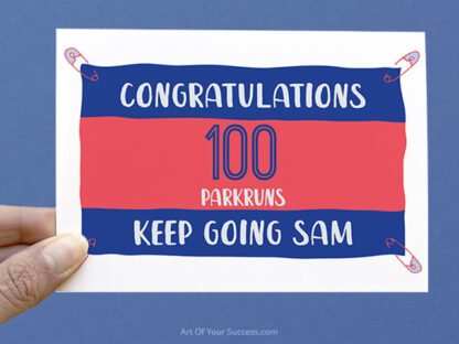 Personalised Running Bib card - Image 4