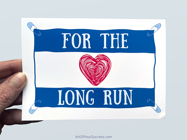 for-the-long-run-card-sale-by-ArtOfYourSuccess.com